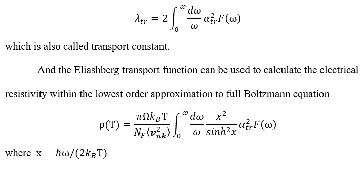 How To Calculate Electron-phonon Coupling And Electrical Resistivity Of ...