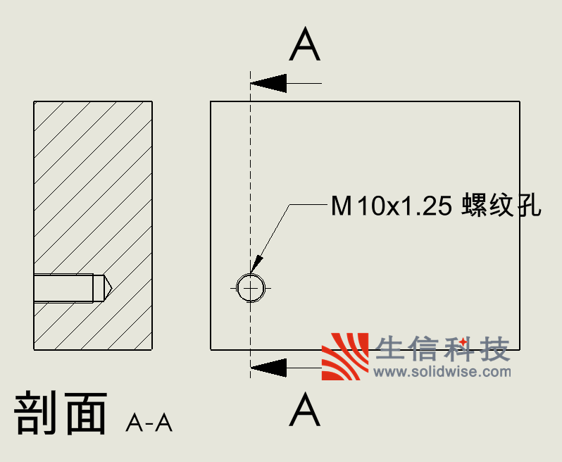 使用模型项目/孔标注有时,我们是对现有的图纸进行螺纹孔的标注,那么