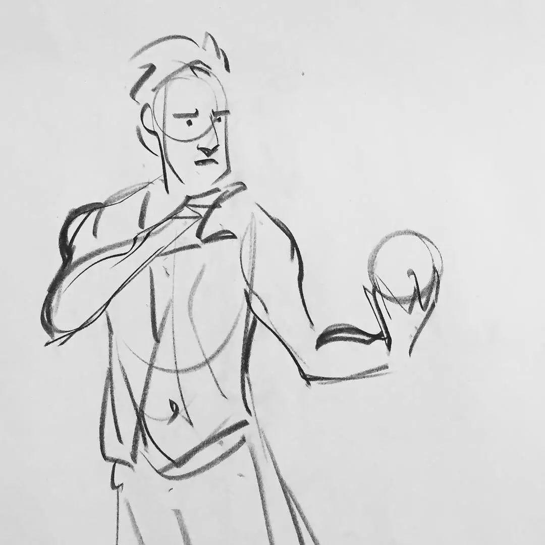 有哪些有趣的速写作品? - 知乎