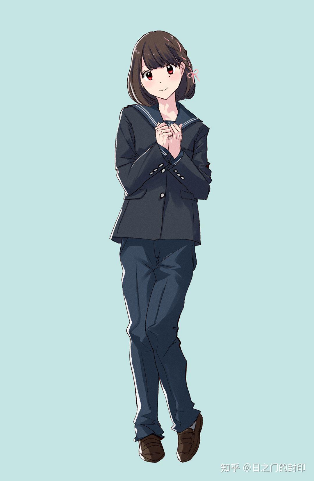 清纯唯美的世界宝藏!p站画师和遥キナ的jk系列插画欣赏