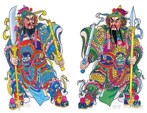 中国古代门神的起源及尉迟敬德和秦叔宝如何成为门神 - 知乎