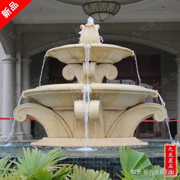 石材景观喷泉设计图片 酒店门前景观喷泉款式 - 知乎