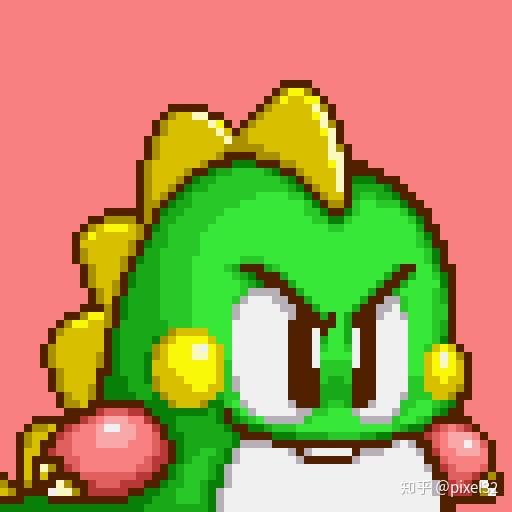 下图是sfc泡泡龙的立绘.