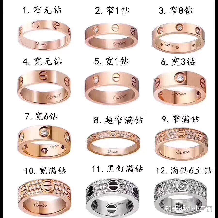 卡地亚的戒指你更喜欢哪一款呢