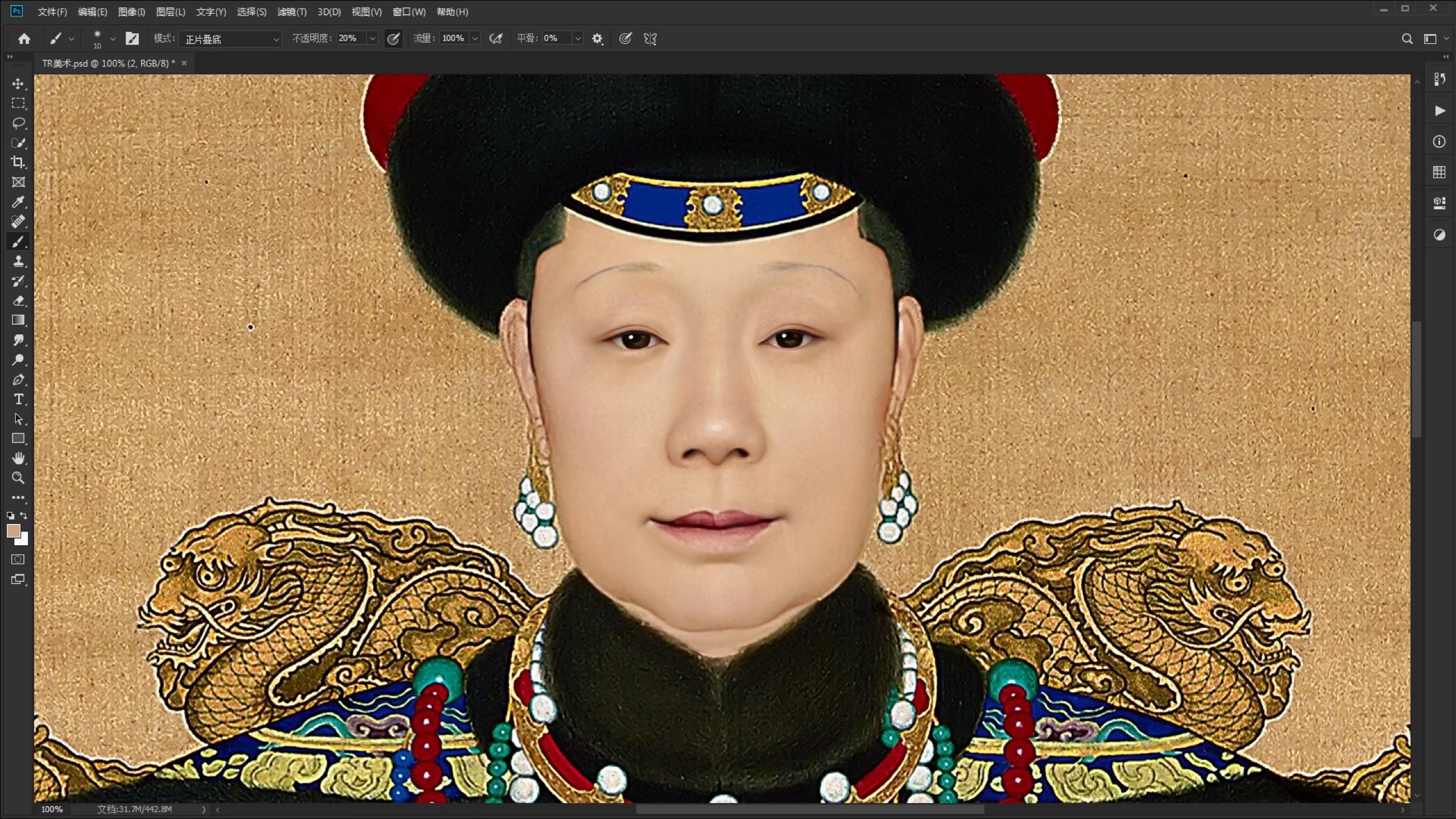 历史上真实的甄嬛年轻时长什么样