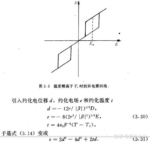 摘抄铁电体物理学Ⅱ铁电相变的宏观理论2