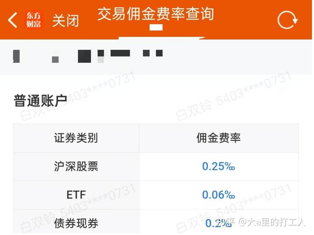东方财富佣金查询路径 - 知乎
