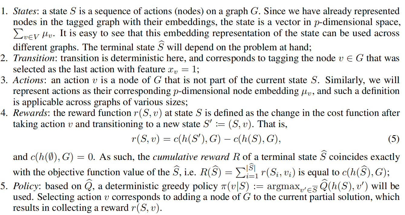 Learning Combinatorial Optimization Algorithms over Graphs(强化学习+图神经网络 ...