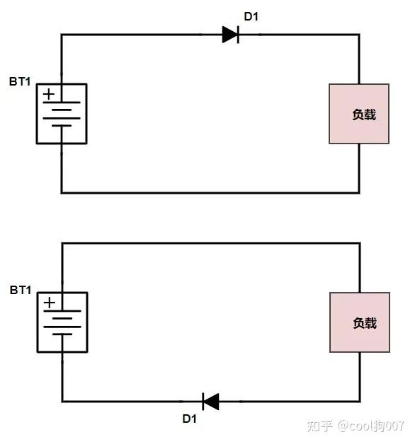 防回流二极管连接图解图片