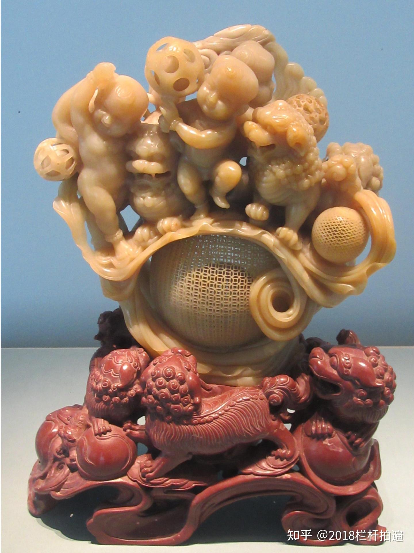 中国美術 寿山石 青田石 手工彫刻 葡萄栗鼠 置物 賞物 極上珍品 底座付 置物 玉石彫刻 検/古玩 唐物 書道具 鶏血石 田黄石 寿山石 昌化石  北京：走进\u201c中国工艺美术馆\u201dCTCM（5） - 知乎