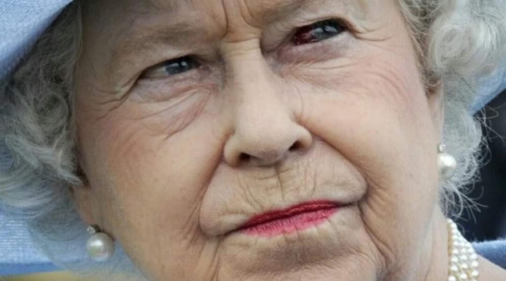 英国女王是蜥蜴人图片