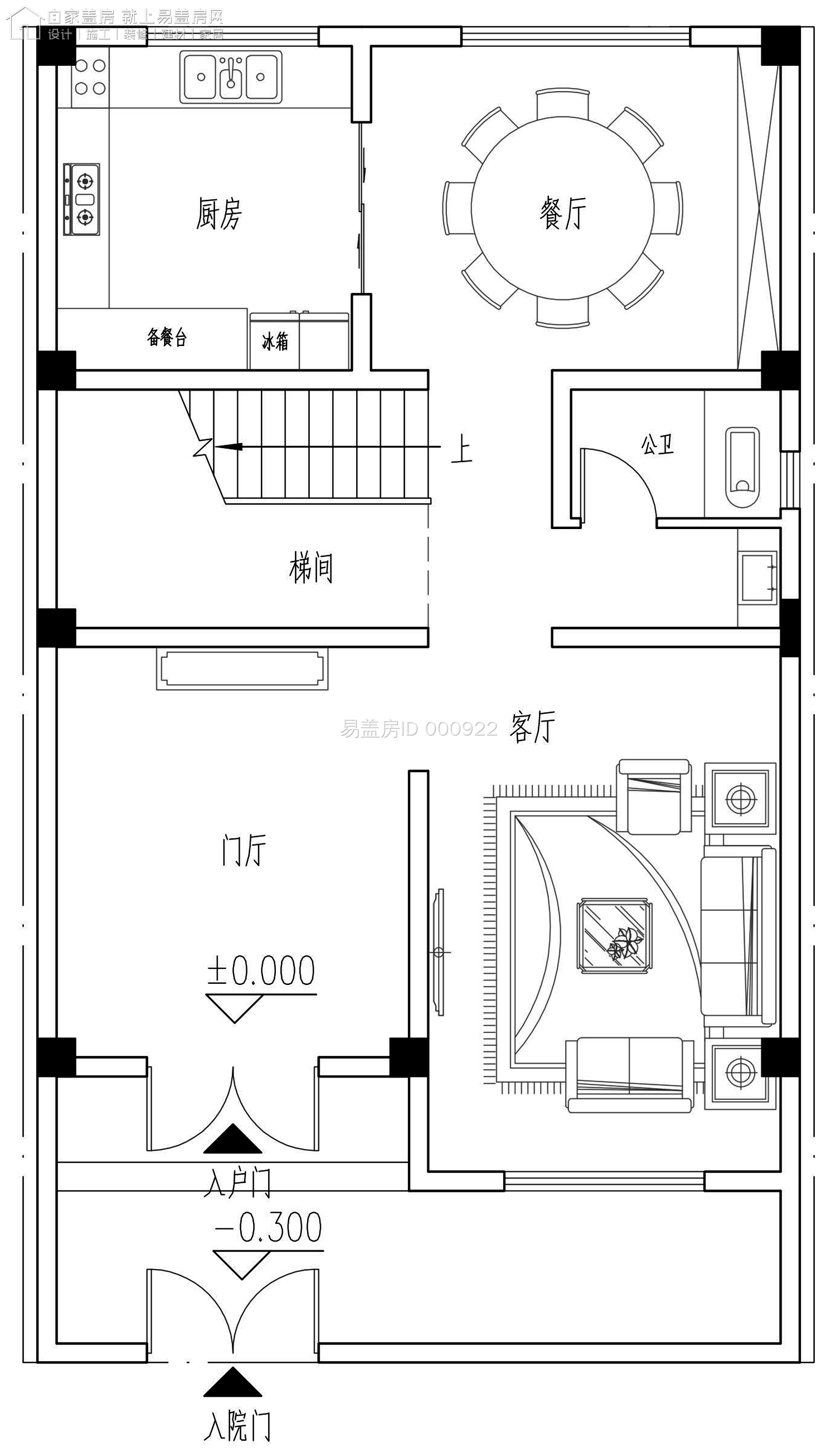 农村自建房开间8米进深12米怎么设计