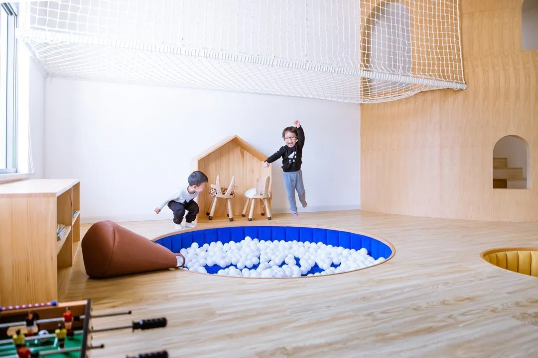 儿童房的骚设计:攀爬网,秋千这样装修,打造家庭游乐场, 小孩玩疯了!