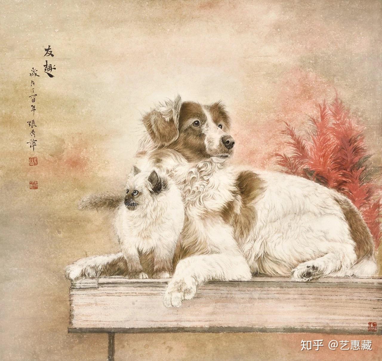 张秀萍的工笔画羊温婉清雅,造形准确,形态逼真,透射着温顺祥和 - 知乎