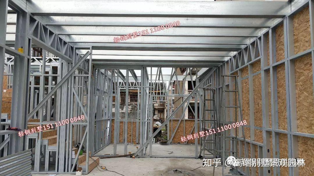 130张图81步,从头到尾告诉你:轻钢别墅是如何建造的!轻钢住宅施工全流程。 - 知乎