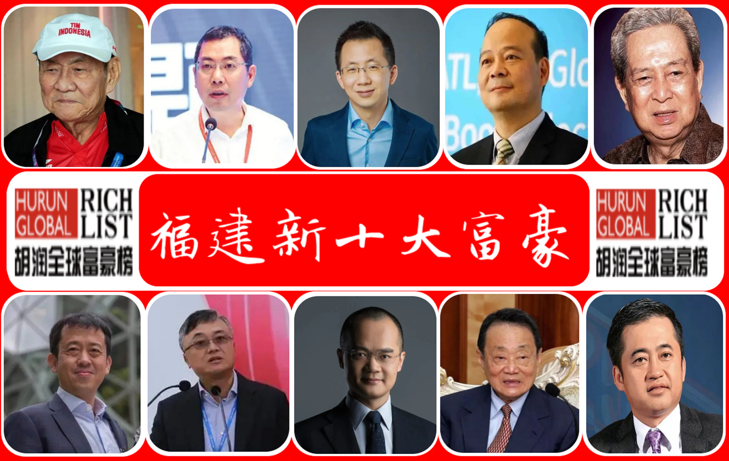 富豪榜2022排行榜中国首富(钟睒睒蝉联中国首富)-开红网