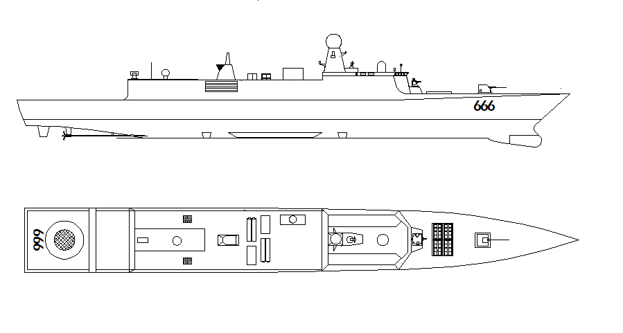 056型护卫舰图解图片