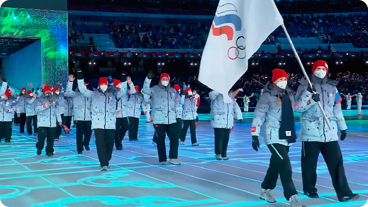 俄罗斯奥运会羽绒服图片