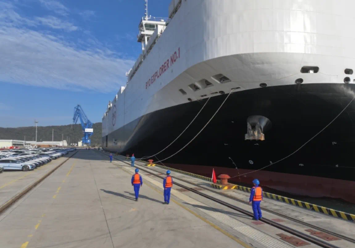 比亚迪出海舰队探险者1号开启出海新征程