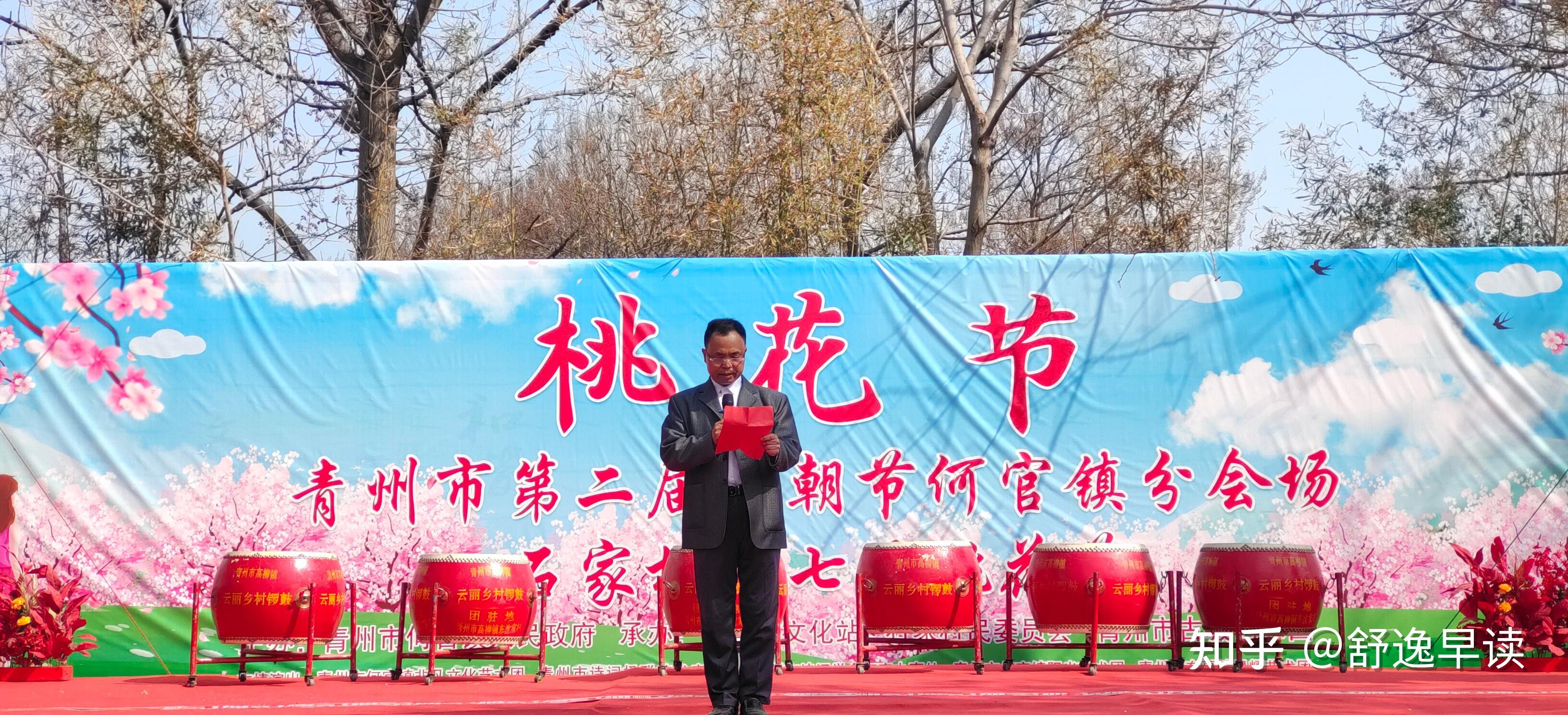 桃桃之夭夭灼灼其华丨青州市何官镇石家村第七届桃花节隆重开幕