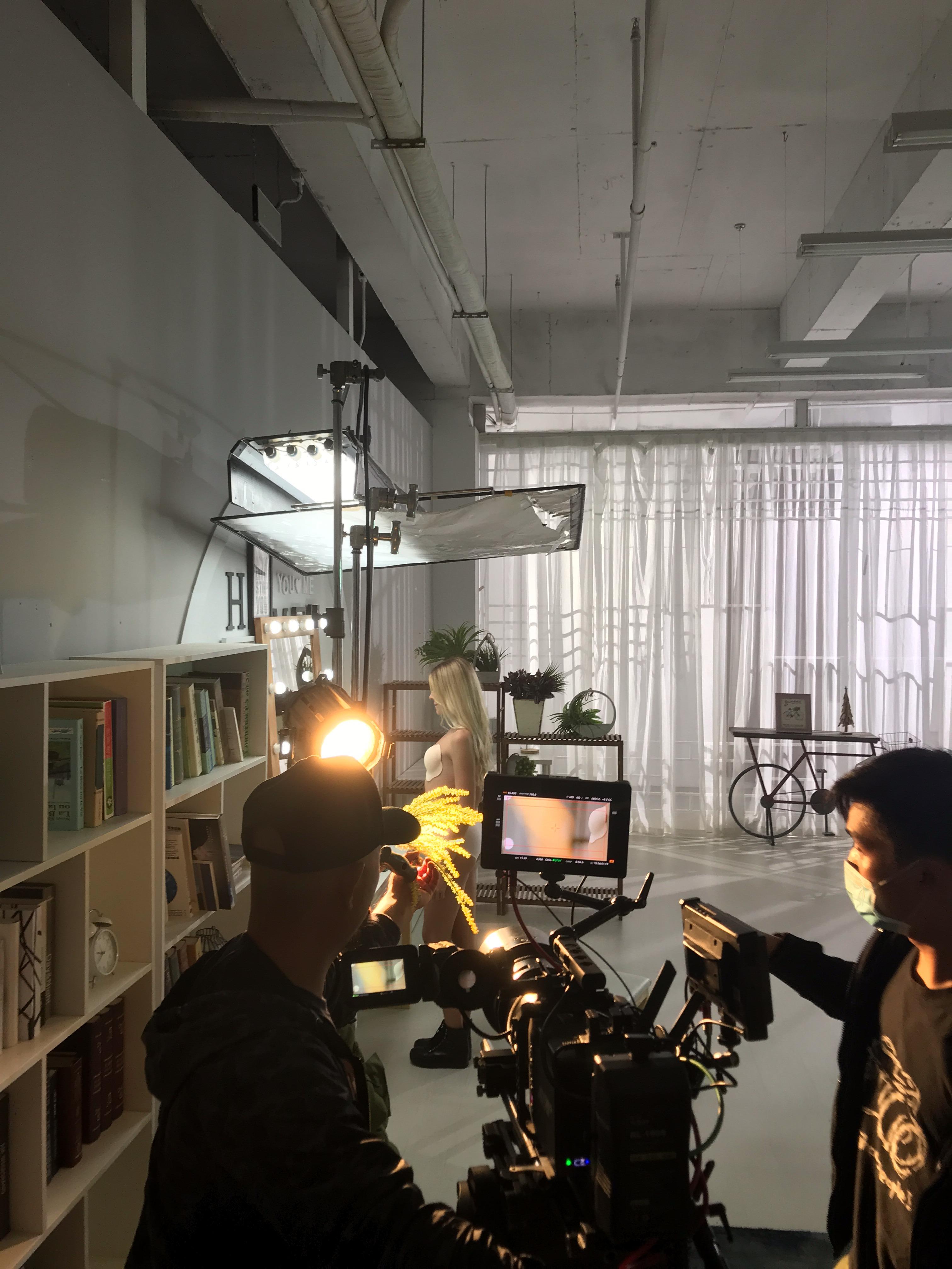 深圳万友影力kissbobo内衣产品宣传片拍摄花絮