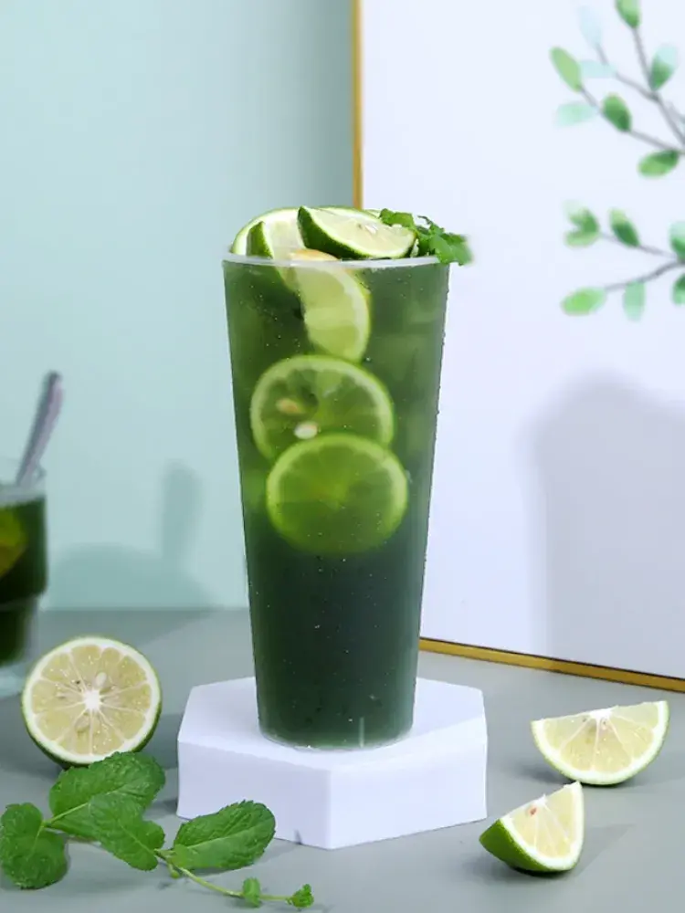 网红爆款又渣又绿的柠檬茶手打的过程竟如此治愈