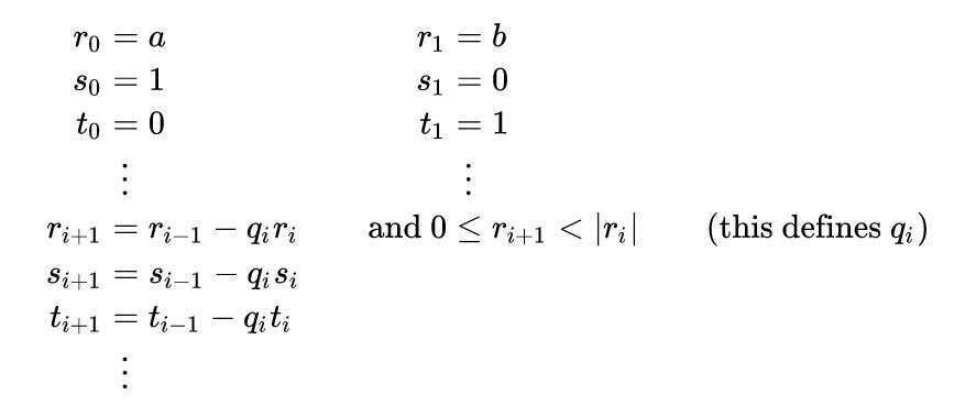 扩展欧几里德算法