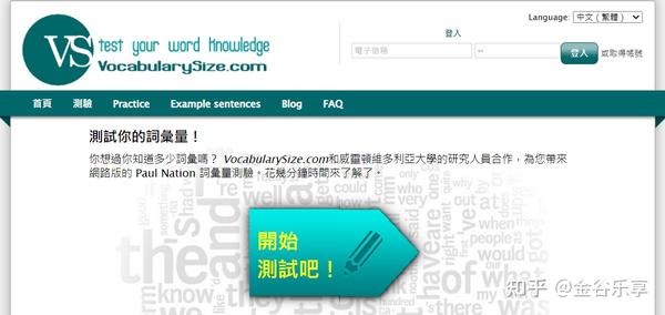英语词汇量测试网站推荐 - 知乎