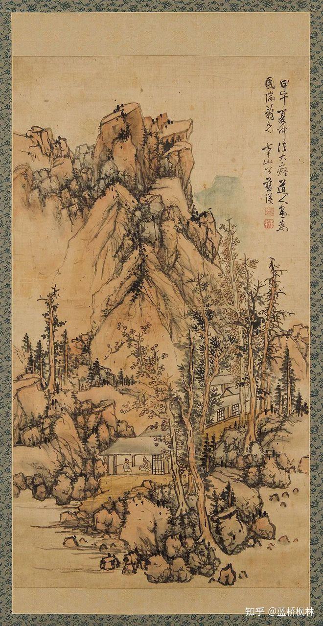蓝瑛《秋山幽居图》 - 知乎
