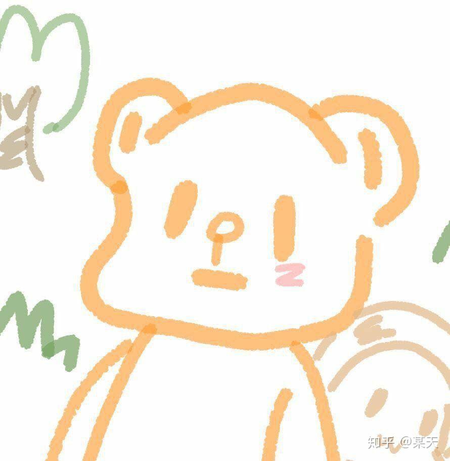 有没有类似的可爱的简笔画头像