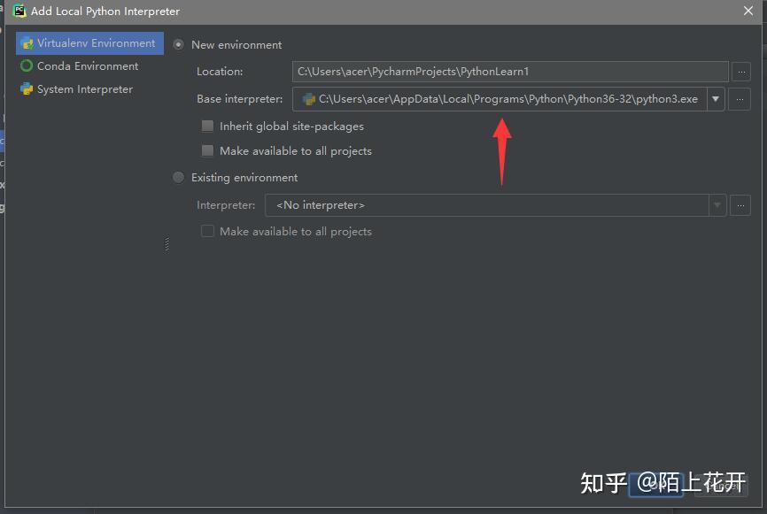  pycharm no python interpreter selected 