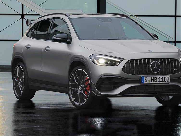 广州车展新奔驰amggla45售5448万