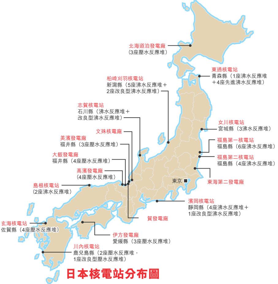 核电站都分布在哪些地方:(图片来源:ifeng)前段时间日本的福岛核电站