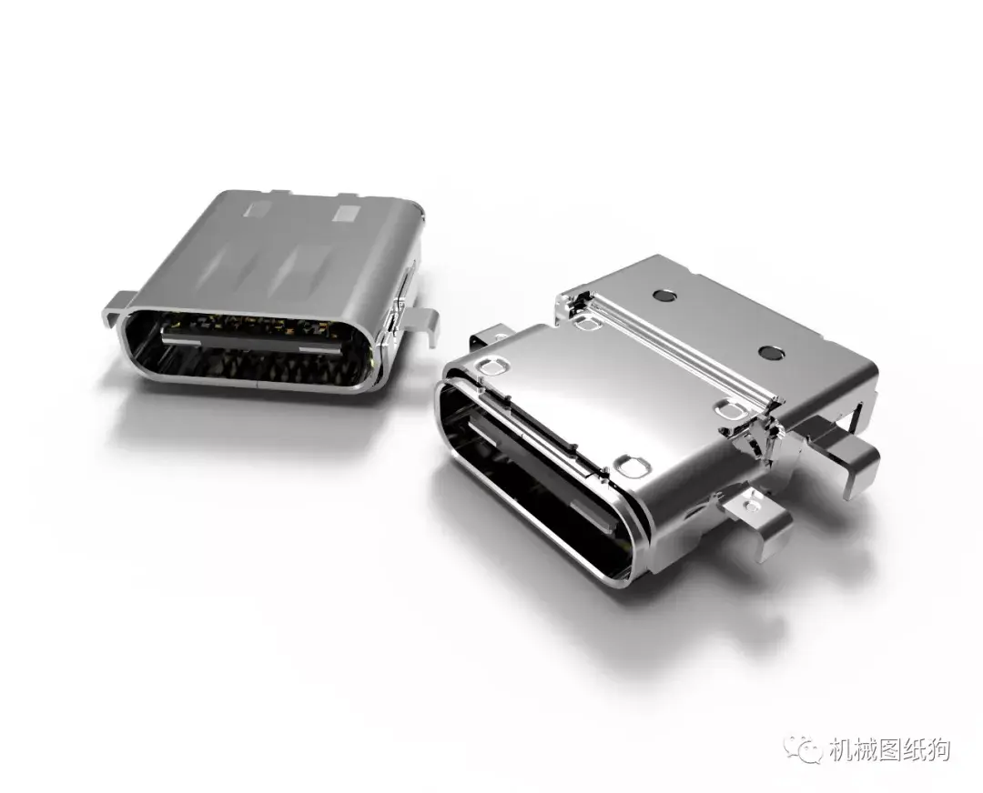 【工程机械】USB Type-C USB3接口模型3D图纸 Solidworks设计 附STEP - 知乎