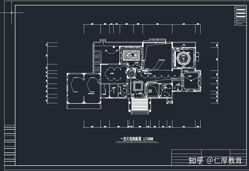 室内设计「超全」100套完整家装CAD施工图（附效果图） - 知乎