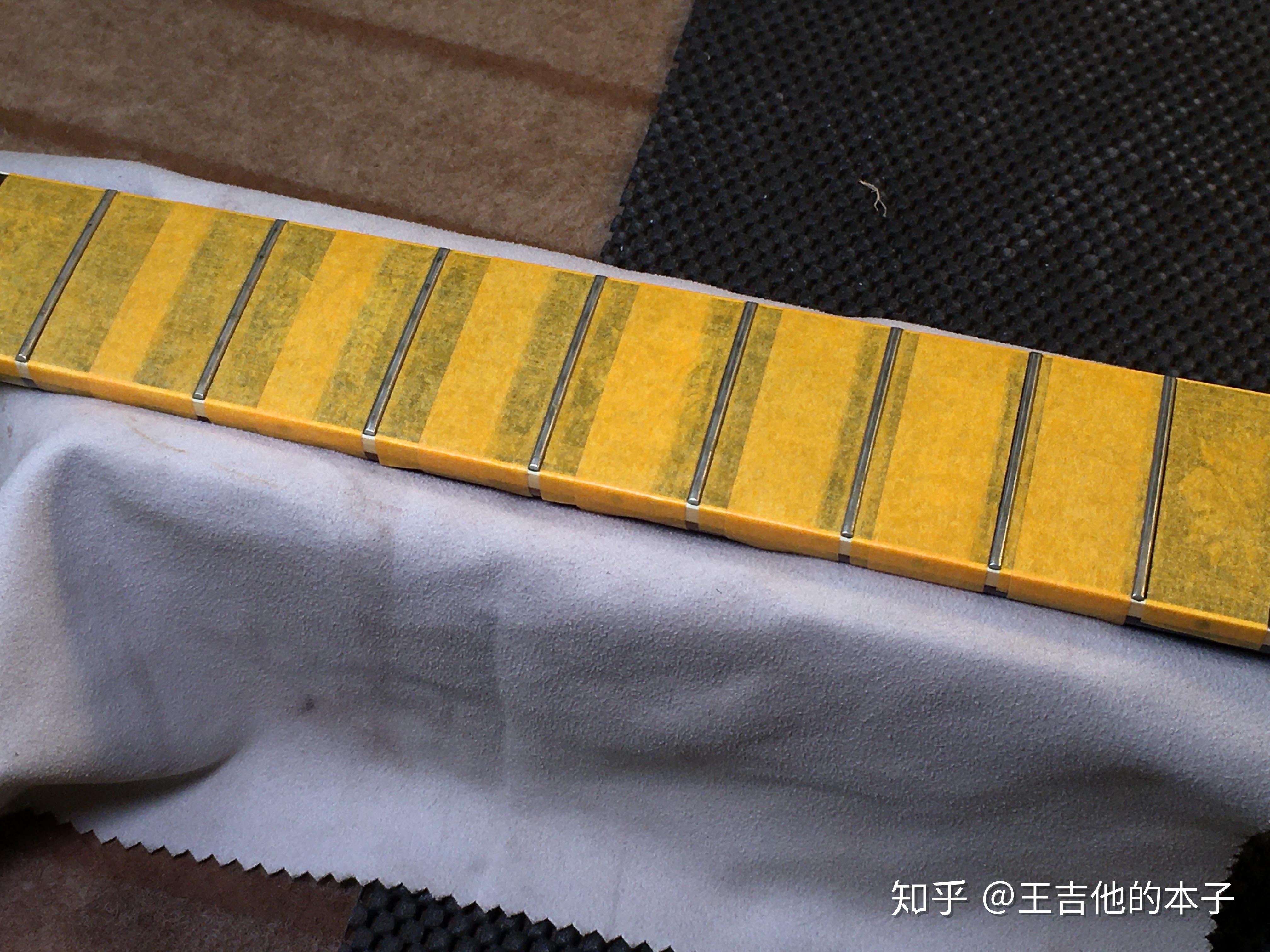 【维修】gibson sj200 制作上/下弦枕 品丝的磨损处理