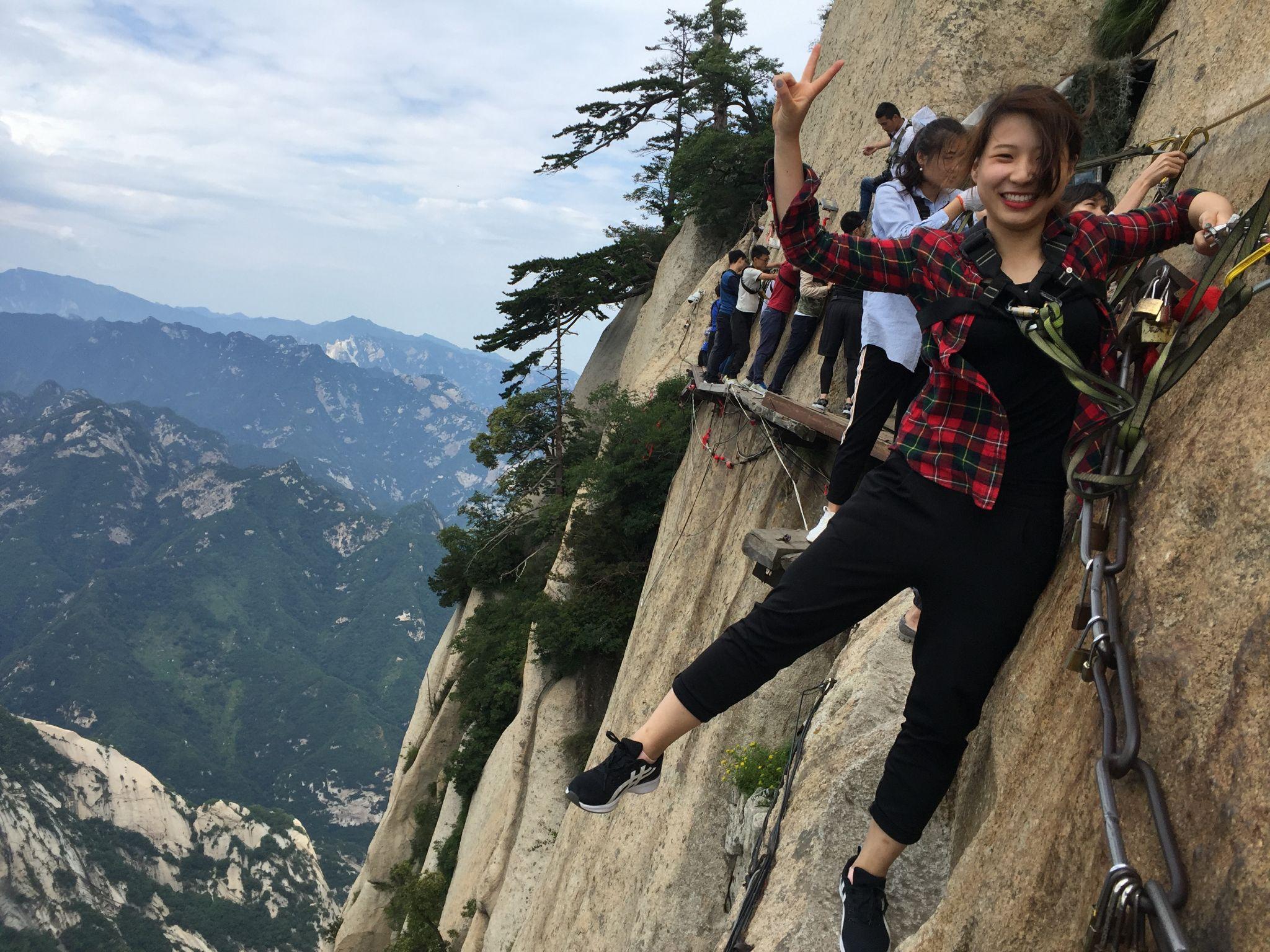 玩華山長空棧道是一種怎樣的體驗