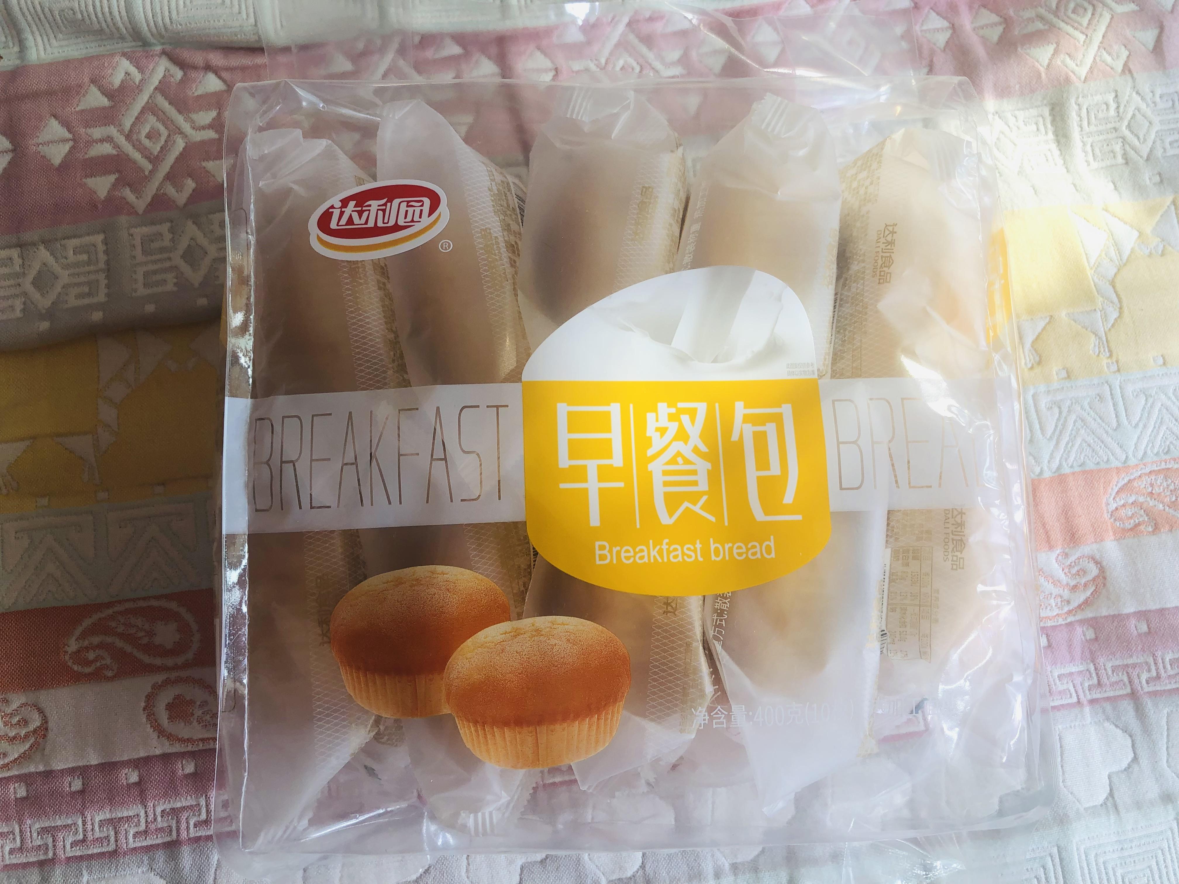 面包推荐达利园早餐包皮质柔软还有奶馅味