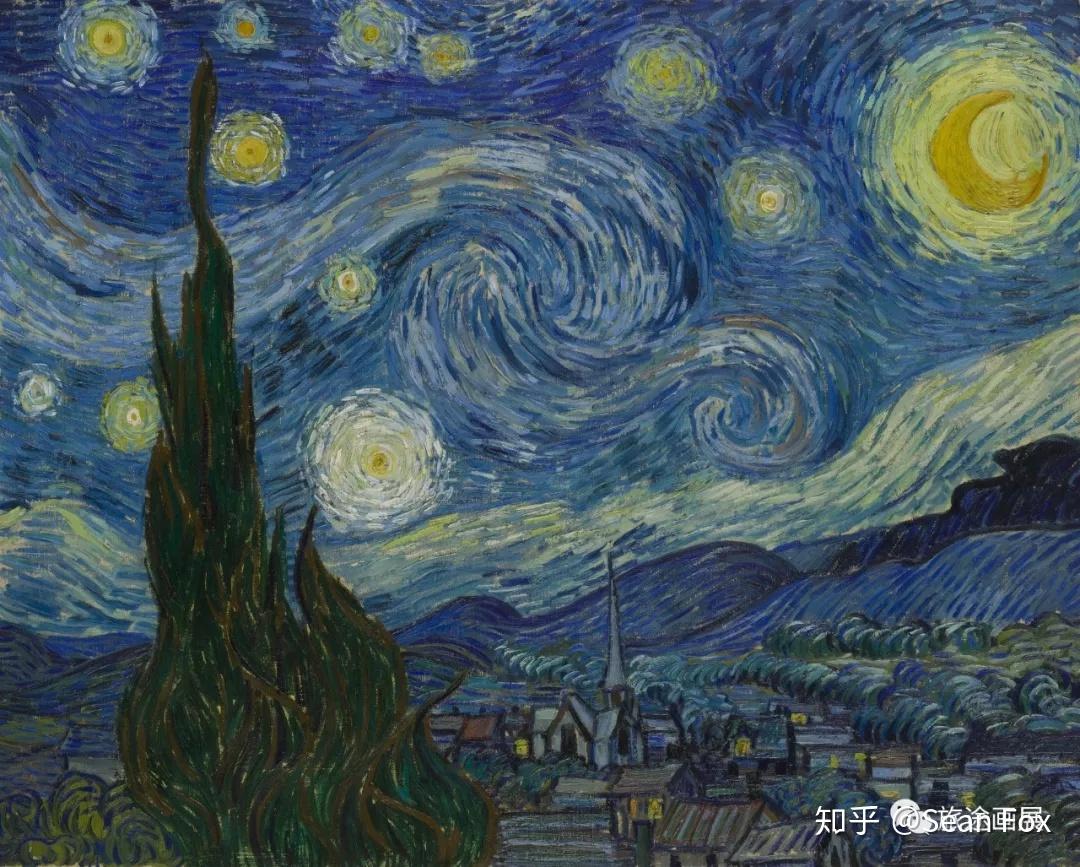 你知道梵高《星夜》右边那幅无人问津的画作背后的故事吗？ - 知乎