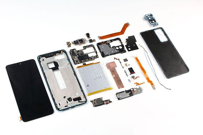 vivox60拆解只看整机bom差点误以为是三星手机