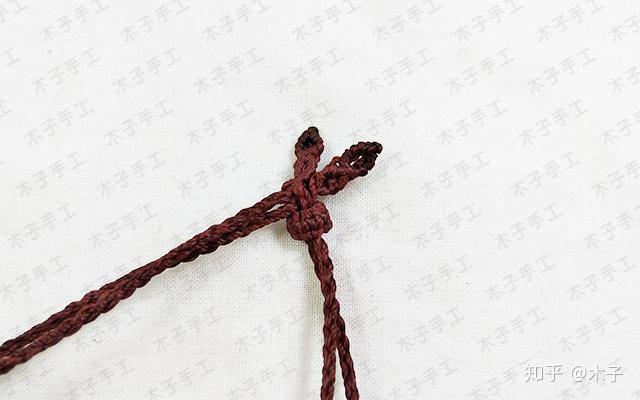 超时尚双层锁骨链编法图文教程