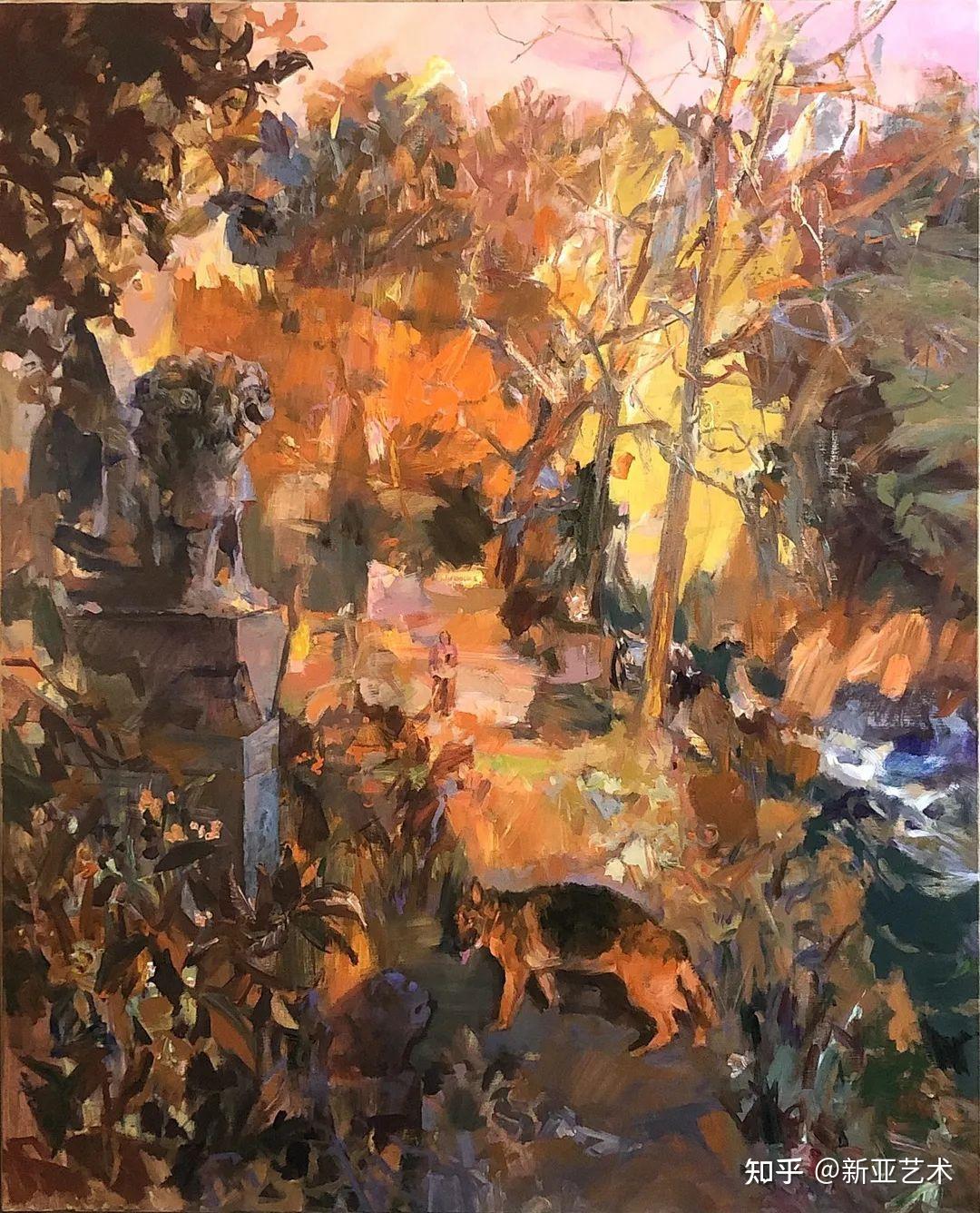 金肽频时间中的风华写意罗朗油画的人文风格