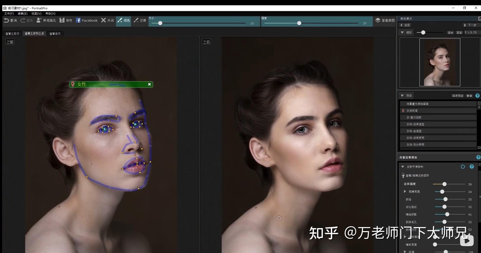 资源分享专业级别的人像修图软件portraitpro