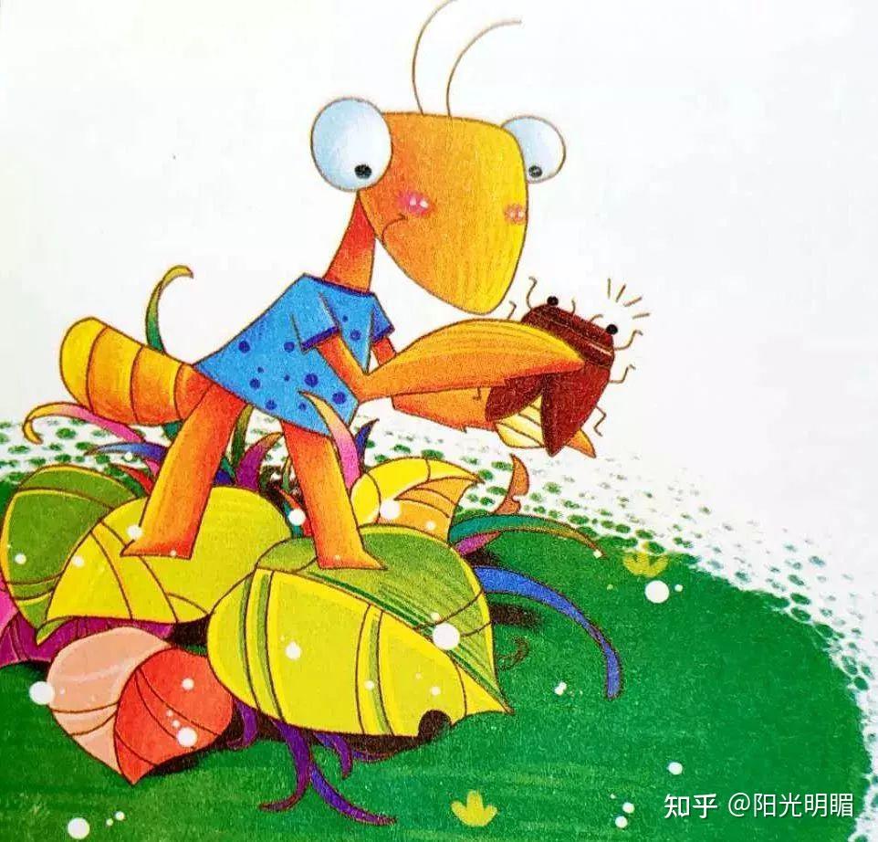 幼儿绘本故事《小螳螂学艺》 - 知乎