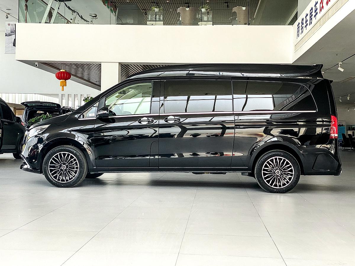 独特的中式奢华奔驰v260l高顶商务车锦绣山河纯奢石打造现车特价