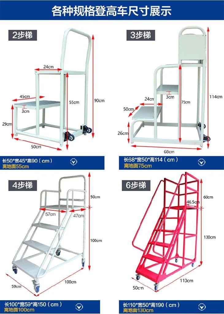 物流登高车，登高作业车，折叠式登高车，梯形台车，取货登高梯 - 知乎