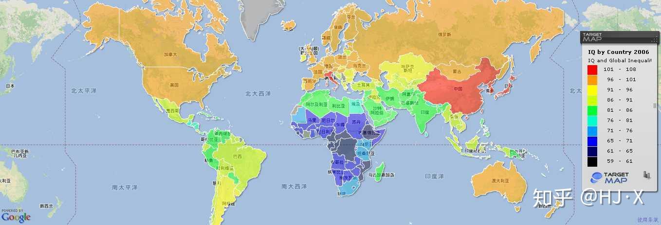 世界智商分布的探讨