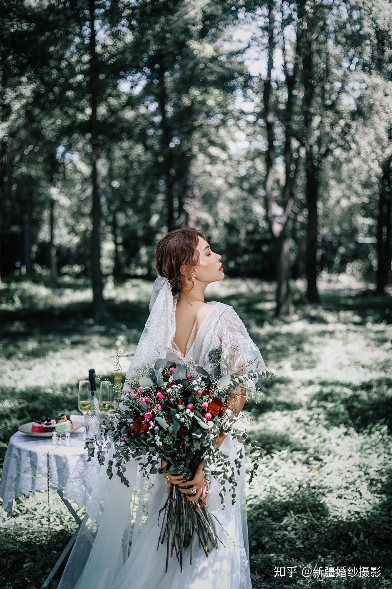 新疆婚照森系婚纱照这样拍真的美翻了