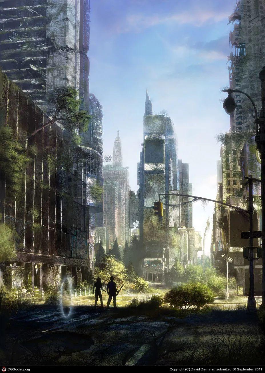 建模参考丨末日废土风格建筑场景素材第7期