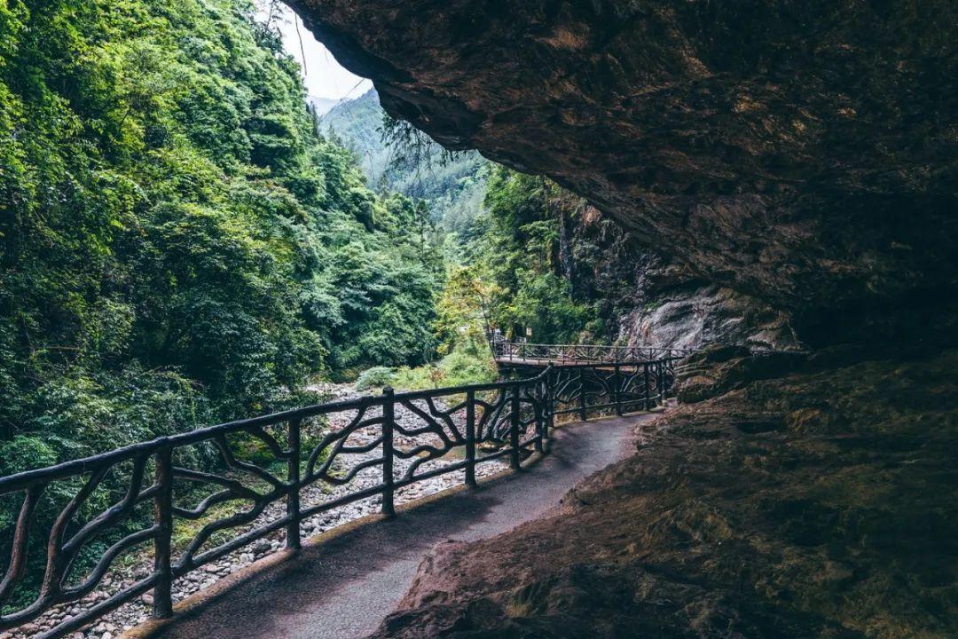 巴山大峡谷照片图片